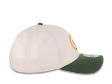 Load image into Gallery viewer, Green Bay Packers New Era NFL 39THIRTY 3930 Flexfit Cap Hat White Crown Green Visor Team Color