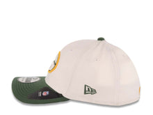 Load image into Gallery viewer, Green Bay Packers New Era NFL 39THIRTY 3930 Flexfit Cap Hat White Crown Green Visor Team Color
