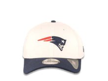 Load image into Gallery viewer, New England Patriots New Era NFL 39THIRTY 3930 Flexfit Cap Hat White Crown Navy Blue Visor Team Color Logo