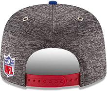 Load image into Gallery viewer, New York Giants New Era 9FIFTY 950 Snapback 2016 Draft Cap Hat Shadow Tech Dark Gray Crown Royal Blue Visor Team Color Logo With Metal Eyelets