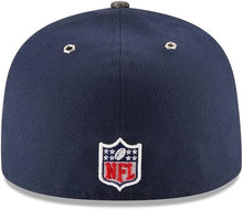 Load image into Gallery viewer, Los Angeles Rams New Era NFL 59FIFTY 5950 Fitted Cap Hat Navy Crown Gray Visor Team Color Logo (2016 Draft)