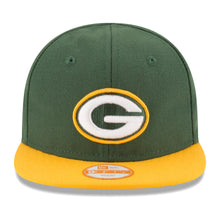 Load image into Gallery viewer, (Infant) Green Bay Packers New Era NFL 9FIFTY 950 My Snapback Cap Hat Green Crown Yellow Visor Team Color Logo (My 1st First )