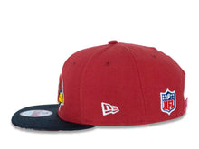 Load image into Gallery viewer, Arizona Cardinals New Era 9FIFTY 950 Original Fit Snapback Cap Hat Maroon Crown Black Visor Team Color Logo (2016 Sideline)