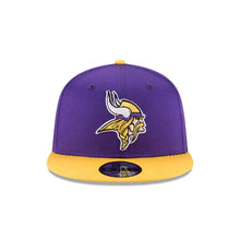 Load image into Gallery viewer, Minnesota Vikings New Era NFL 9FIFTY 950 Snapback Cap Hat Purple Crown Yellow Visor Team Color Logo