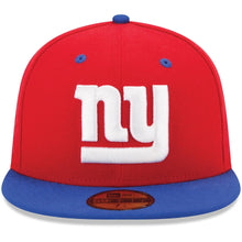 Load image into Gallery viewer, (Youth) New York Giants New Era 59FIFTY 5950 Fitted Cap Hat Red Crown Royal Blue Visor Team Color Logo