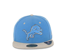 Load image into Gallery viewer, (Youth) Detroit Lions New Era NFL 59FIFTY 5950 Kid Fitted Cap Hat Royal Blue Crown Gray Visor Team Color Logo