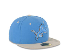Load image into Gallery viewer, (Youth) Detroit Lions New Era NFL 59FIFTY 5950 Kid Fitted Cap Hat Royal Blue Crown Gray Visor Team Color Logo