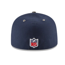 Load image into Gallery viewer, Seattle Seahawks New Era NFL 59FIFTY 5950 Fitted Cap Hat Navy Crown Dark Gray Visor Team Color Logo (2016 Draft)