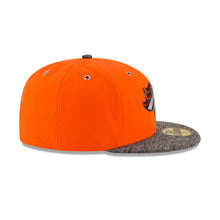 Load image into Gallery viewer, Denver Broncos New Era NFL 59FIFTY 5950 Fitted Cap Hat Orange Crown Gray Visor Team Color Logo (2016 Draft)