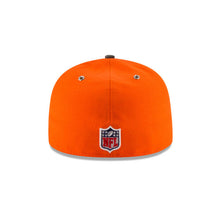 Load image into Gallery viewer, Denver Broncos New Era NFL 59FIFTY 5950 Fitted Cap Hat Orange Crown Gray Visor Team Color Logo (2016 Draft)