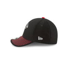 Load image into Gallery viewer, Atlanta Falcons New Era NFL 39THIRTY 3930 Flexfit Cap Hat Black Crown Red/Black Visor Team Color Logo (2017 Sideline)