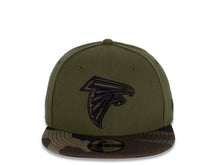 Load image into Gallery viewer, Atlanta Falcons New Era NFL 9FIFTY 950 Snapback Cap Hat Green Crown Camo Visor Green/Black Logo