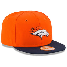 Load image into Gallery viewer, (Infant) Denver Broncos New Era NFL 9FIFTY 950 Snapback Cap Hat Orange Crown Navy Visor Team Color Logo (My 1st First)