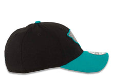 Load image into Gallery viewer, Jacksonville Jaguars New Era NFL 39THIRTY 3930 Flexfit Cap Hat Black Crown Turquoise Visor Gray/Turquoise Logo (2017 Thanksgiving)