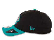 Load image into Gallery viewer, Jacksonville Jaguars New Era NFL 39THIRTY 3930 Flexfit Cap Hat Black Crown Turquoise Visor Gray/Turquoise Logo (2017 Thanksgiving)