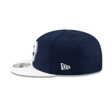 Load image into Gallery viewer, Los Angeles Rams New Era NFL 9FIFTY 950 Snapback Baycik Cap Hat Navy Crown White Visor Navy/White Logo
