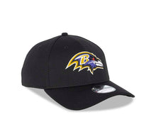 Load image into Gallery viewer, Baltimore Ravens New Era NFL 39THIRTY 3930 Flexfit Cap Hat Black Crown/Visor Team Color Logo (2016 Sideline Tech)
