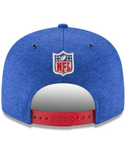 Load image into Gallery viewer, Buffalo Bills New Era NFL 9FIFTY 950 Snapback 2018 Sideline Cap Hat Royal Blue Crown Red Visor Team Color Logo