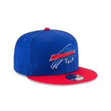 Load image into Gallery viewer, Buffalo Bills New Era NFL 9Fifty 950 Snapback Cap Hat Royal Blue Crown Red Visor Team Color Logo