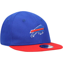Load image into Gallery viewer, (Infant) Buffalo Bills New Era NFL 9FIFTY 950 Velcro Snapback Cap Hat Royal Blue Crown Red Visor Team Color Logo (My 1st First)