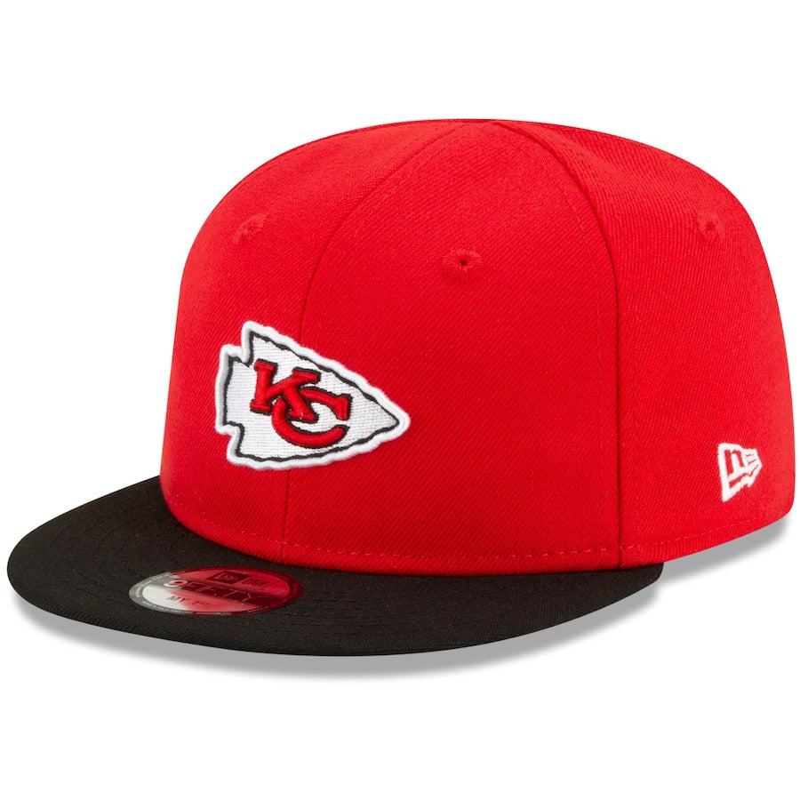 Kansas City Chiefs New Era Black on Black 9FIFTY Snapback Hat