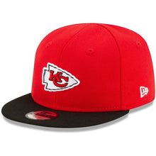 Load image into Gallery viewer, (Infant) Kansas City Chiefs New Era NFL 9FIFTY 950 Snapback Cap Hat Red Crown Black Visor Team Color Logo (My 1st First)