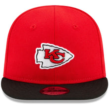 Load image into Gallery viewer, (Infant) Kansas City Chiefs New Era NFL 9FIFTY 950 Snapback Cap Hat Red Crown Black Visor Team Color Logo (My 1st First)