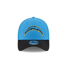 Load image into Gallery viewer, Los Angeles Chargers New Era NFL 39THIRTY 3930 Flexfit 2021 Sideline Cap Hat Sky Blue Crown Black Visor Team Color Logo