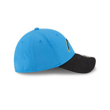 Load image into Gallery viewer, Los Angeles Chargers New Era NFL 39THIRTY 3930 Flexfit 2021 Sideline Cap Hat Sky Blue Crown Black Visor Team Color Logo