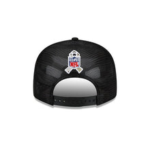 Load image into Gallery viewer, New Orleans Saints New Era NFL 9FIFTY 950 Snapback 2021 Salute To Service Cap Hat Mesh Black Crown Camo Visor Patch Logo