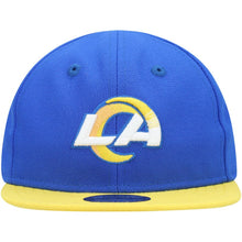 Load image into Gallery viewer, (Infant) Los Angeles Rams New Era NFL 9FIFTY 950 Snapback Cap Hat Royal Blue Crown Yellow Visor Team Color Logo (My 1st First)
