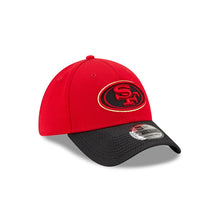 Load image into Gallery viewer, San Francisco 49ers New Era 39THIRTY 3930 Flexfit Sideline 2021 Cap Hat Red Crown Black Visor Red/Black Logo