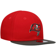 Load image into Gallery viewer, (Infant) Tampa Bay Buccaneers New Era NFL 9FIFTY 950 Snapback Cap Hat Red Crown Black Visor Team Color Logo (My 1st First)