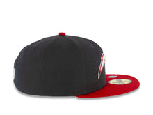 Load image into Gallery viewer, Los Angeles Chargers New Era NFL 59FIFTY 5950 Fitted Cap Hat Dark Gray Crown Red Visor White/Red Logo Gray UV (Color Pack)
