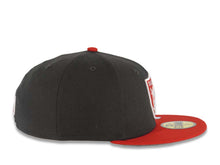 Load image into Gallery viewer, Las Vegas Raiders New Era 59FIFTY 5950 Fitted Cap Hat Dark Gray Crown Red Visor Red Logo (2-Tone Color Pack)