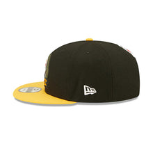 Load image into Gallery viewer, Pittsburgh Steelers New Era NFL 9FIFTY 950 Snapback Cap Hat Black Crown Yellow Visor Camo Logo (2022 Salute To Service)