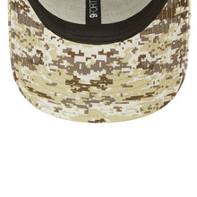 Load image into Gallery viewer, Las Vegas Raiders New Era 9FORTY 940 Adjustable Cap Hat Black Crown Camo Visor Team Color Logo (2022 Salute To Service)