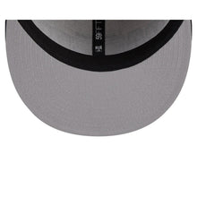 Load image into Gallery viewer, Las Vegas Raiders New Era NFL 9FIFTY 950 Snapback Cap Hat Stone Crown Black Visor Team Color Logo (2023 Draft On Stage)