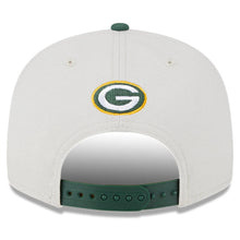 Load image into Gallery viewer, Green Bay Packers New Era NFL 9FIFTY 950 Snapback Cap Hat Stone Crown Green Visor Team Color Logo (2023 Draft On Stage)
