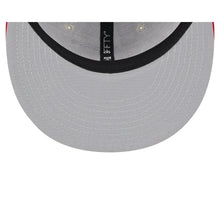 Load image into Gallery viewer, San Francisco 49ers New Era NFL 9FIFTY 950 Snapback Cap Hat Stone Crown Red Visor Team Color Logo (2023 Draft On Stage)
