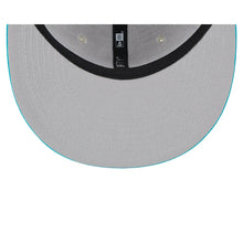 Load image into Gallery viewer, Miami Dolphins New Era NFL 9FIFTY 950 Snapback Cap Hat Stone Crown Aqua Visor Team Color Logo (2023 Draft On Stage)