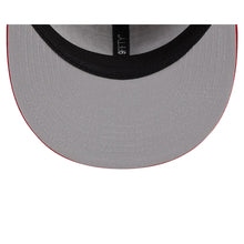 Load image into Gallery viewer, Tampa Bay Buccaneers New Era NFL 9FIFTY 950 Snapback Cap Hat Stone Crown Red Visor Team Color Logo (2023 Draft On Stage)