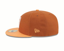 Load image into Gallery viewer, Las Vegas Raiders New Era 59FIFTY 5950 Fitted Cap Hat Dark Orange Crown Orange Visor Orange/White Logo (2-Tone Color Pack)