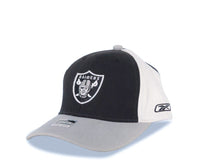 Load image into Gallery viewer, (Infant/Toddler/Youth) Oakland Raiders New Era Adjustable Velcro Kid Cap Hat Black/White Crown Gray Visor Team Color Logo