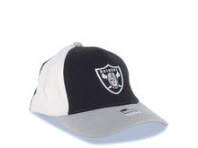 Load image into Gallery viewer, (Infant/Toddler/Youth) Oakland Raiders New Era Adjustable Velcro Kid Cap Hat Black/White Crown Gray Visor Team Color Logo