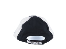 Load image into Gallery viewer, (Infant/Toddler/Youth) Oakland Raiders New Era Adjustable Velcro Kid Cap Hat Black/White Crown Gray Visor Team Color Logo