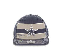 Load image into Gallery viewer, Dallas Cowboys Reebok NFL Flex Fitted Jean Material Cap Hat Navy Crown/Visor Navy/White Logo