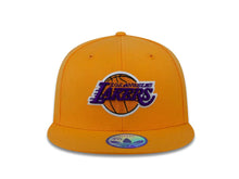 Load image into Gallery viewer, Los Angeles Lakers Adidas NBA Fitted Cap Hat Yellow Crown/Visor Team Color Logo