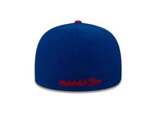 Load image into Gallery viewer, Los Angeles Clippers Mitchell & Ness NBA Fitted Cap Hat Royal Blue Crown/Visor Team Color HWC Logo