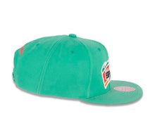Load image into Gallery viewer, San Antonio Spurs Mitchell & Ness NBA Snapback Cap Hat Teal Crown/Visor Team Color HWC Logo
